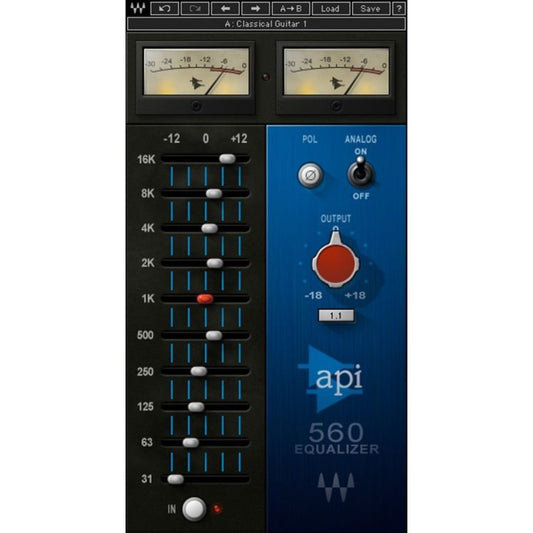 Waves API 560 10-band Equalizer Plug-in Wavy Pro Audio