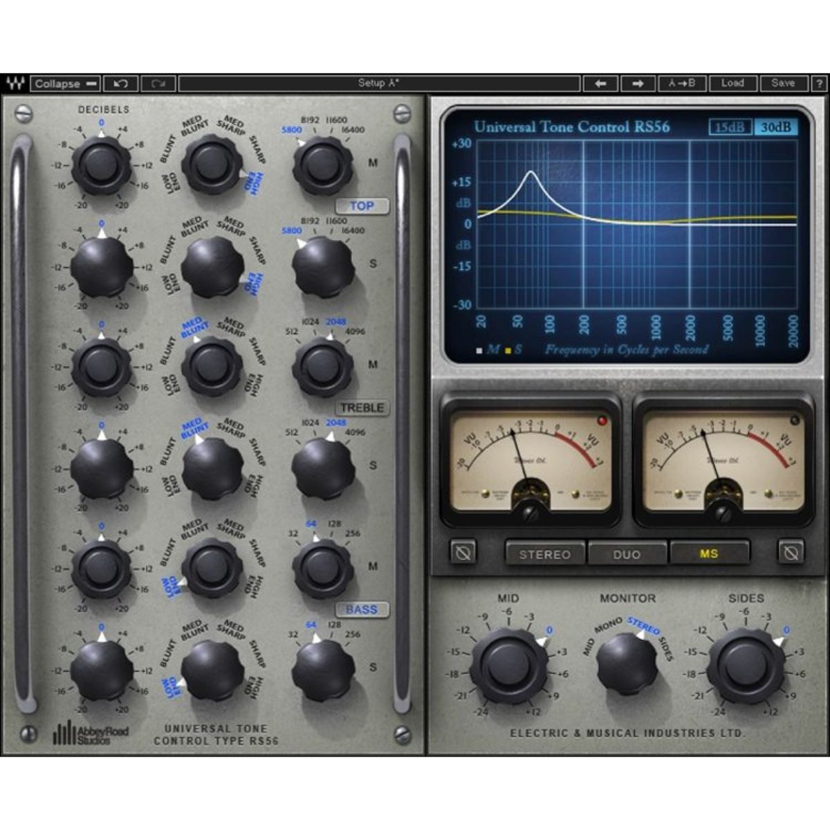 Waves Abbey Road RS56 Passive EQ Plug-in Wavy Pro Audio