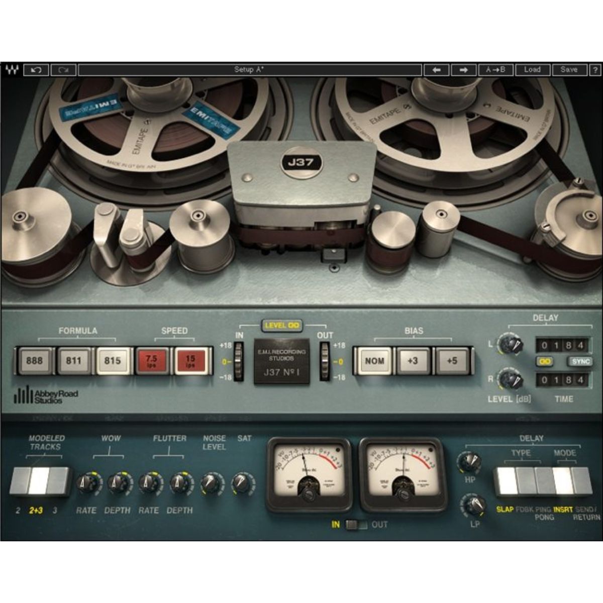 Waves Abbey Road Studios J37 Tape Effects Plug-in Wavy Pro Audio