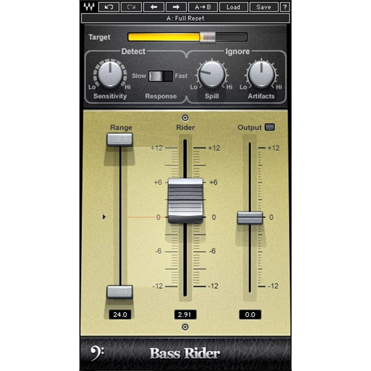 Waves Bass Rider Automatic Level Plug-in Wavy Pro Audio