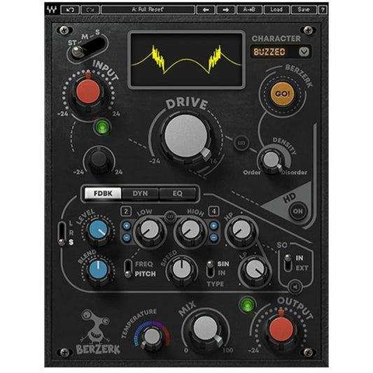 Waves Berzerk Distortion Plug-in Wavy Pro Audio