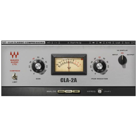 Waves CLA-2A Modeled Compressor Plug-in Wavy Pro Audio