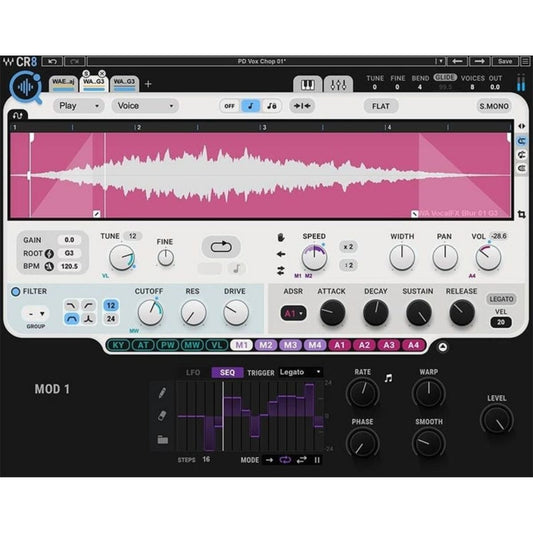 Waves CR8 Creative Sampler Plug-in Wavy Pro Audio