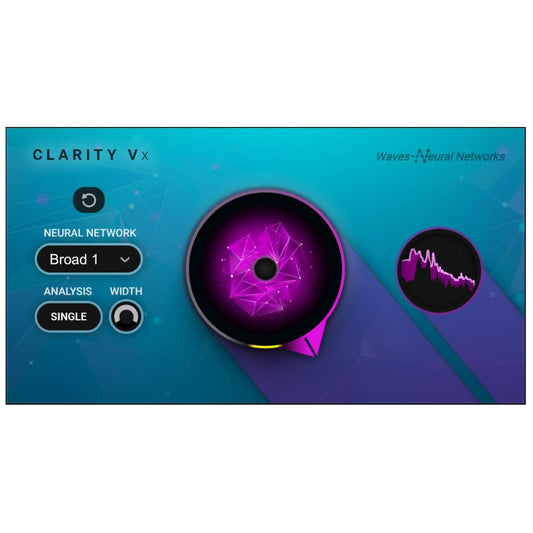 Waves Clarity Vx Noise Reduction Plug-in Wavy Pro Audio