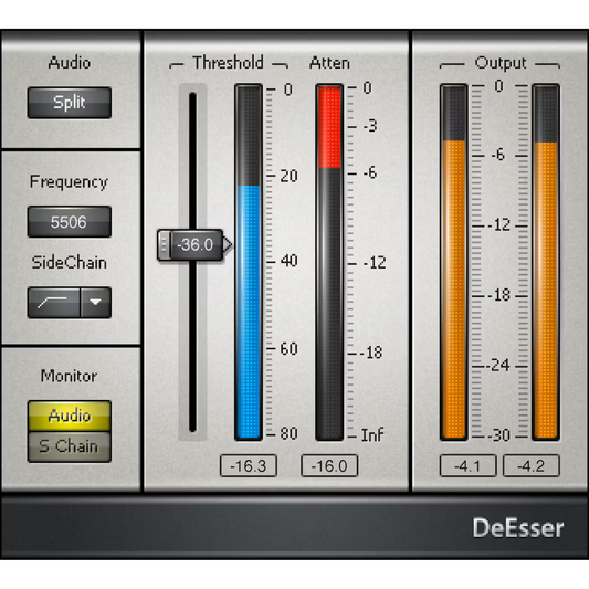 Waves DeEsser Sibilance Reduction Plug-in Wavy Pro Audio