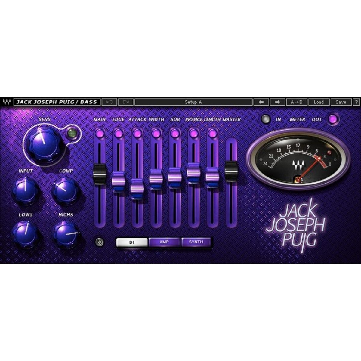 Waves JJP Bass Plug-in Wavy Pro Audio