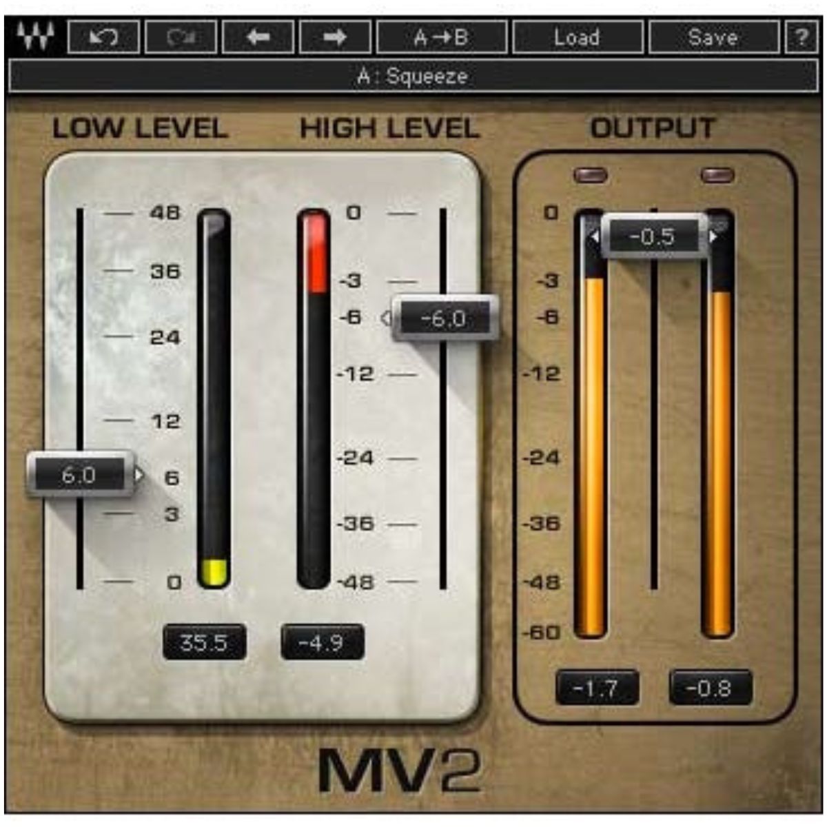 Waves MV2 Compressor Plug-in Wavy Pro Audio