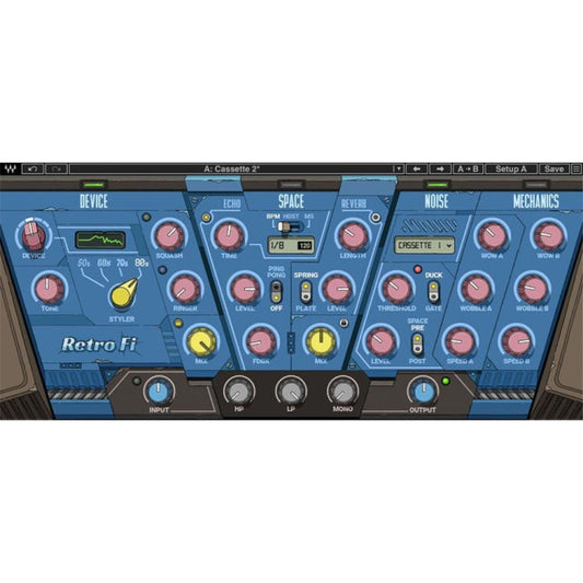 Waves Retro Fi Lo-Fi FX Chain Plug-in Wavy Pro Audio