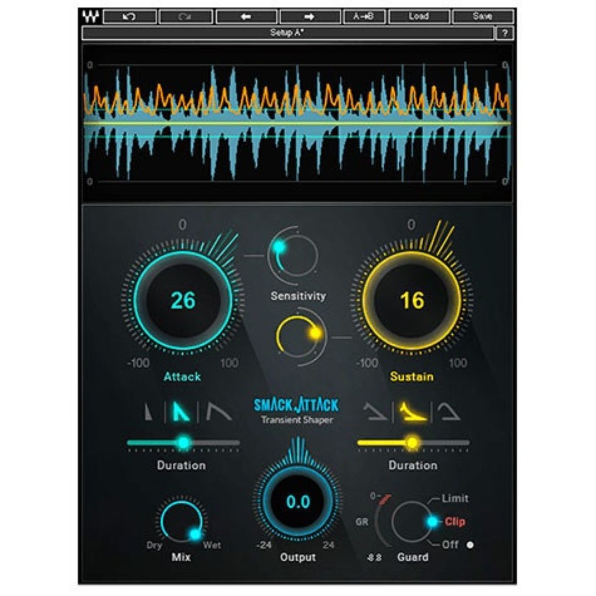 Waves Smack Attack Transient Shaping Plug-in Wavy Pro Audio