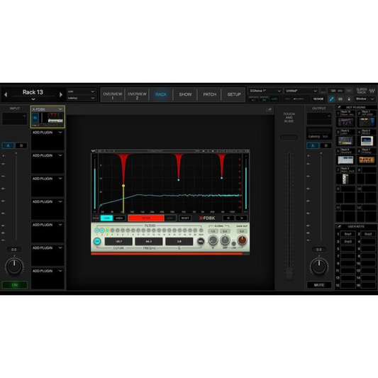 Waves SuperRack Performer Live Sound Plug-in Host Wavy Pro Audio