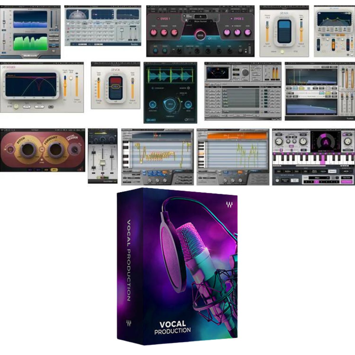 Waves Vocal Production Plug-in Bundle Wavy Pro Audio