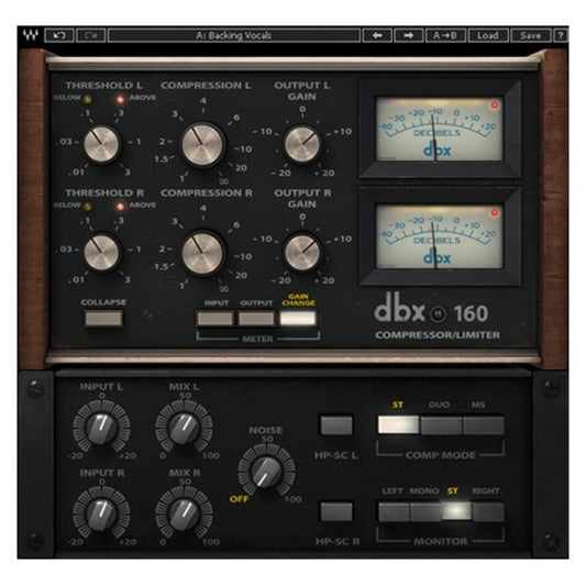 Waves dbx 160 Compressor / Limiter Plug-in Wavy Pro Audio