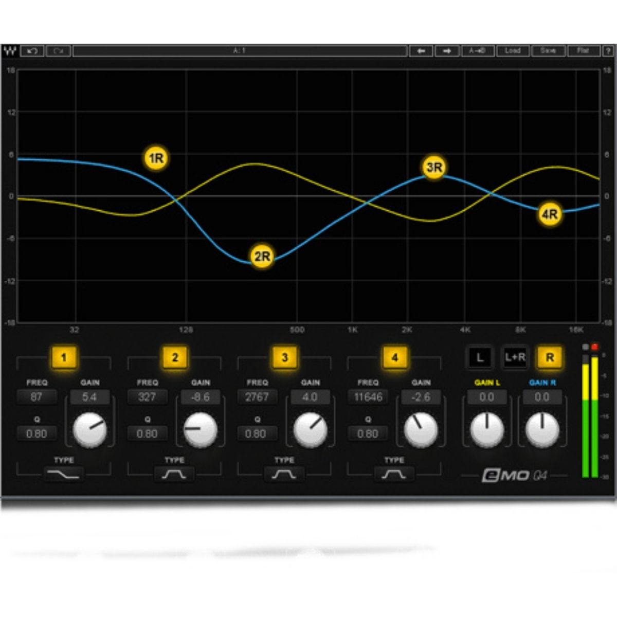 Waves eMo Q4 Equalizer Plug-in Wavy Pro Audio