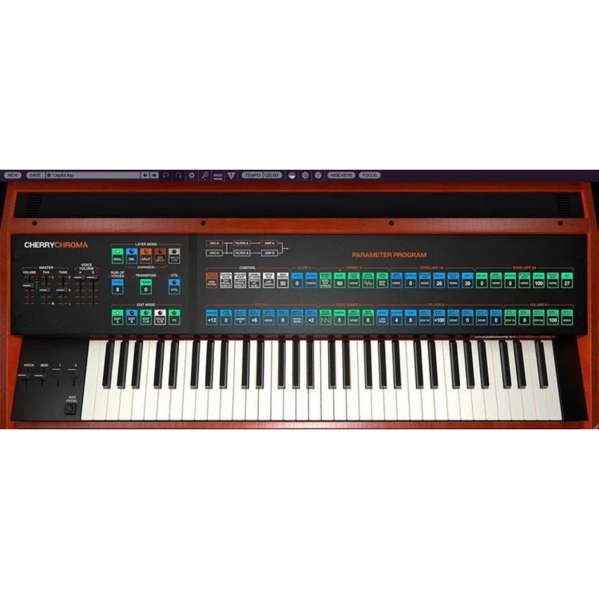 Cherry Audio Chroma Virtual Synthesizer Plug-in