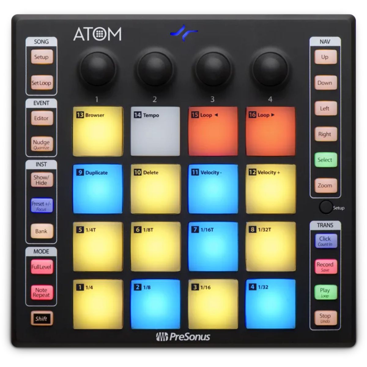 PreSonus ATOM 16-pad Performance Controller