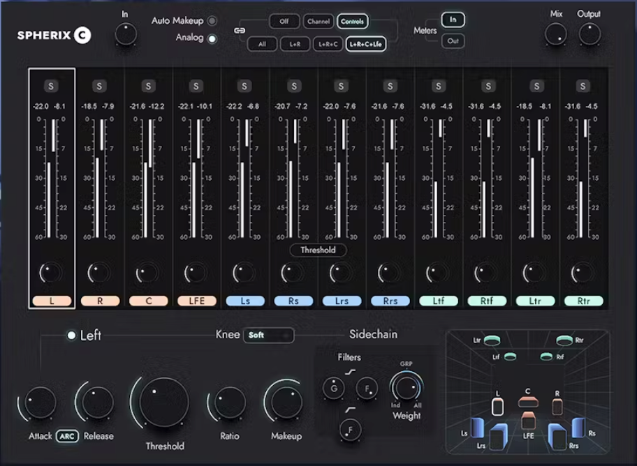 Waves Spherix Immersive Compressor and Limiter Plug-in