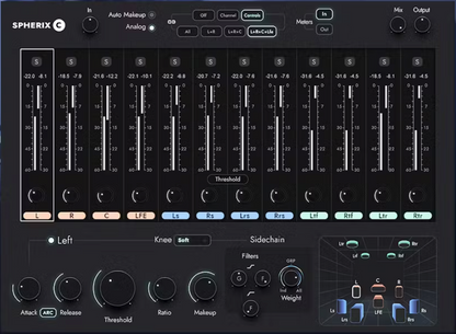 Waves Spherix Immersive Compressor and Limiter Plug-in