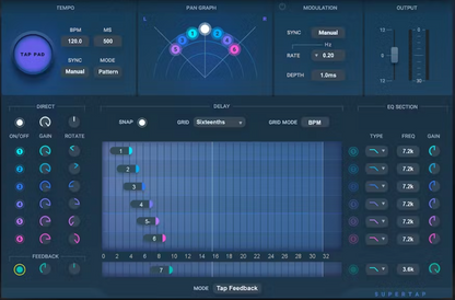 Waves SuperTap Multi-tap Delay Plug-in