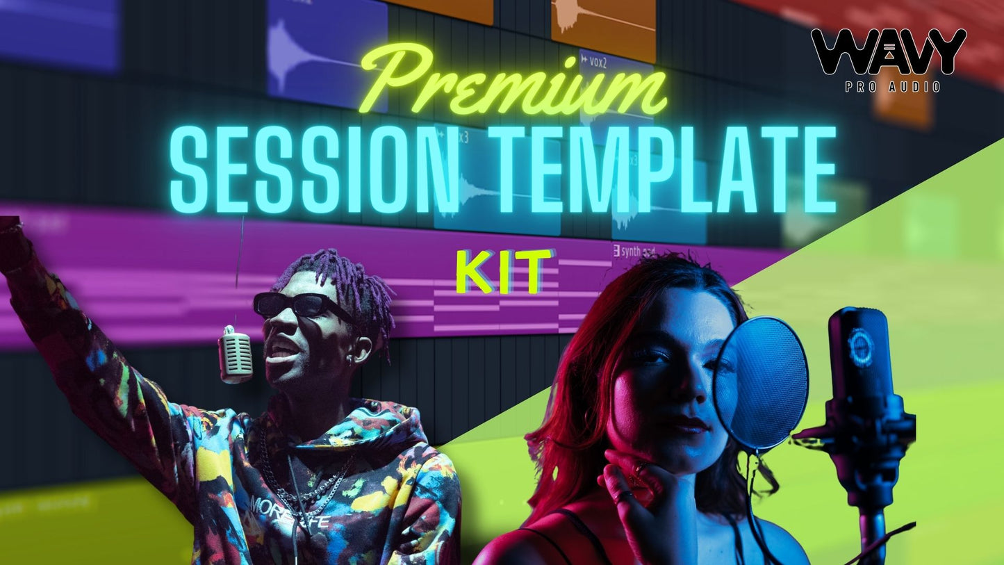 Wavy's Premium Session Template For Pro Tools - Pre-Release Wavy Pro Audio