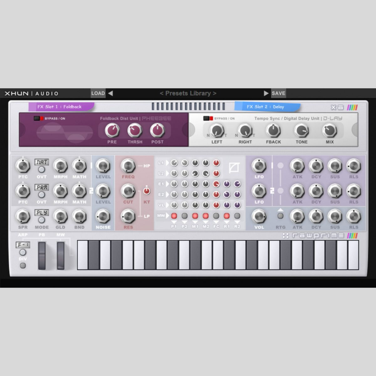 Xhun Audio RawPrime Virtual Instrument Plug-in