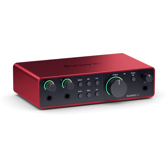 Focusrite Scarlett 2i2 (4th Gen) — official high-resolution Focusrite image 1