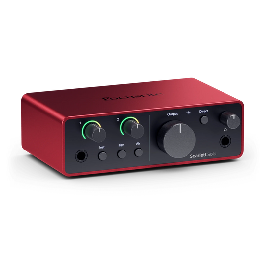 Focusrite Scarlett Solo (4th Gen) — official high-resolution Focusrite image 1