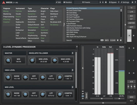 MeldaProduction MXXX Core Audio Plug-in