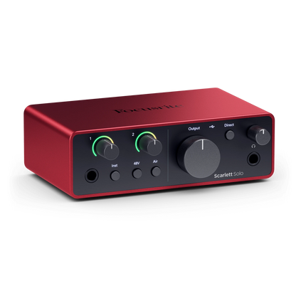 Focusrite Scarlett Solo 4th Gen USB Audio Interface