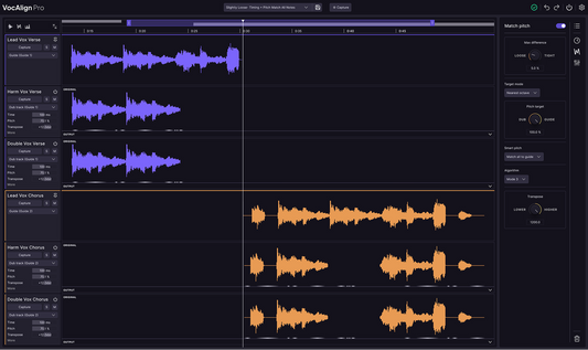 Synchro Arts VocAlign 7 Pro + RePitch 2 Standard Bundle official product artwork