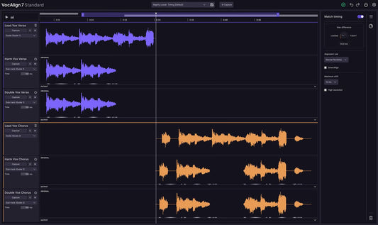 Synchro Arts VocAlign 7 Standard Vocal Alignment Plug-in official product artwork