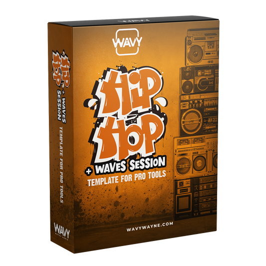 Hip Hop + Waves Session Template for Pro Tools Wavy Pro Audio