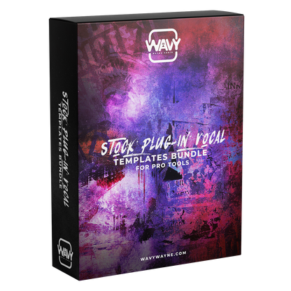 Stock Plugin Vocal Template Bundle for Pro Tools Wavy Pro Audio