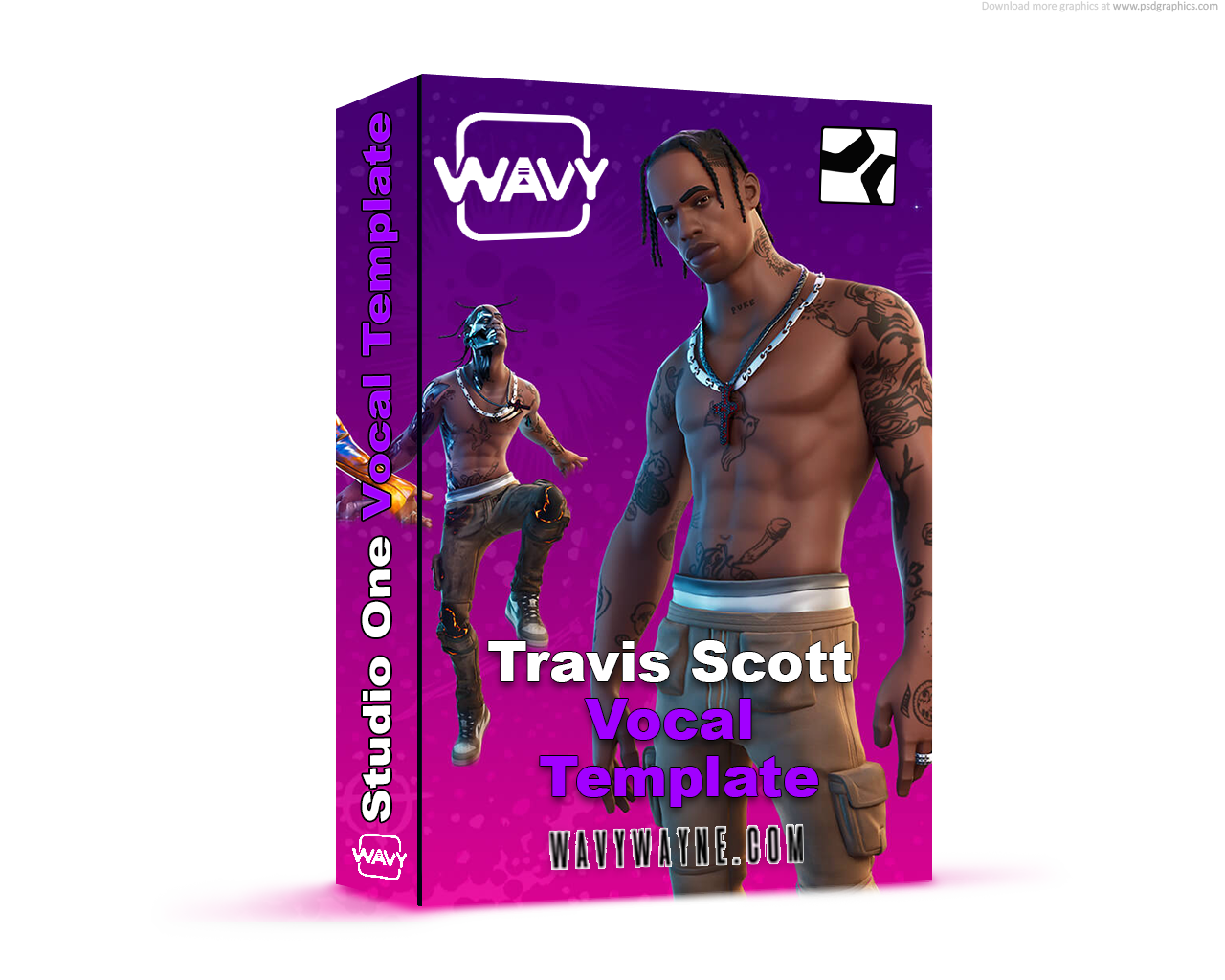 Travis Scott Type of Vocal Template for Studio One Wavy Pro Audio