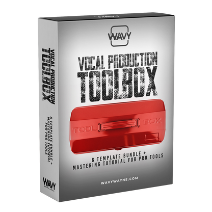 Vocal Production Toolbox - 6 Template Bundle + Mastering Tutorial for Pro Tools Wavy Pro Audio